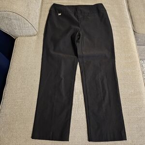 Lisette Montreal Black Classic Pull-On Ankle Neutral Pants Size 10